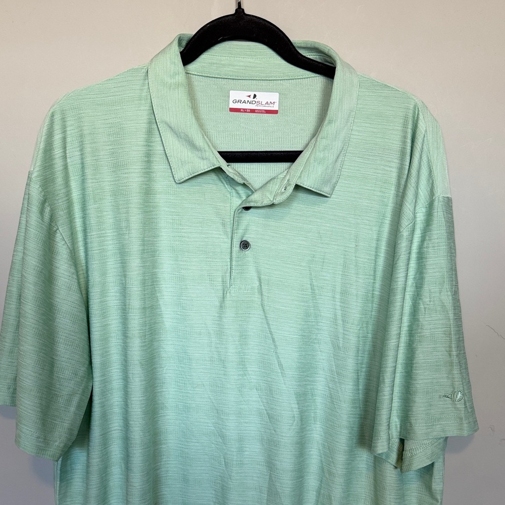 Grand Slam Men's Mint Polo Shirt